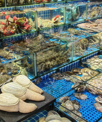 老廣年貨圖鑒 海鮮、年宵花購(gòu)銷(xiāo)兩旺，水產(chǎn)品市場(chǎng)熱鬧非凡